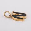 Black Onyx Fancy Shape Pendant 925 Sterling Silver Gold Plated Handmade Fine Jewelry Gift for Her