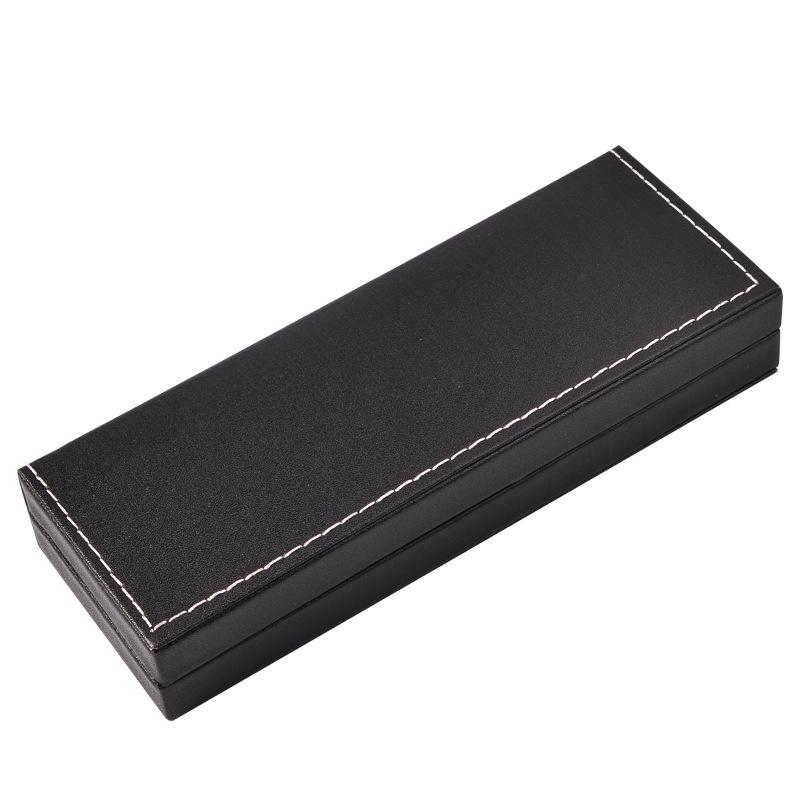 PU Leather Fountain Pen Gift Set with Custom Logo Stamping PU Pen Box BOX2042 чёрный