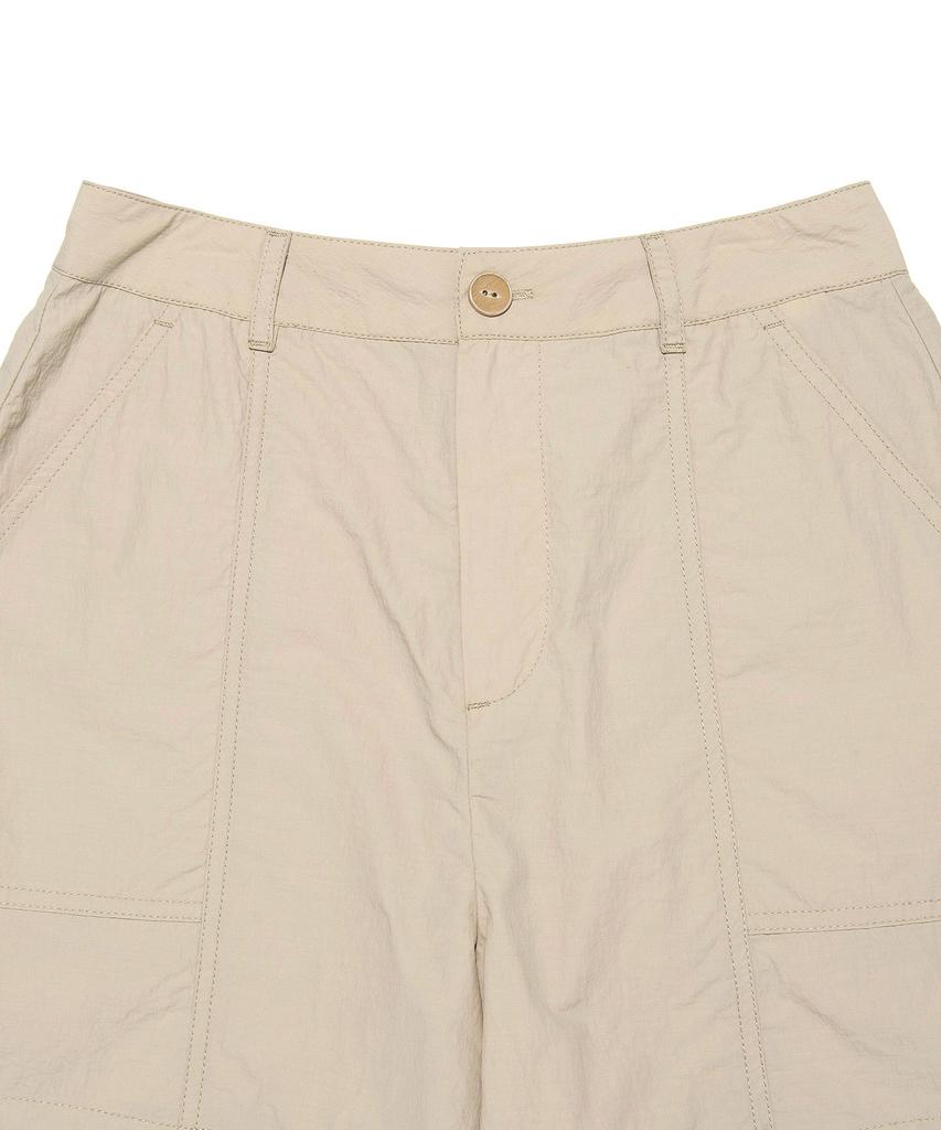 LEE Women'S Nylon Stitch Shorts Beige