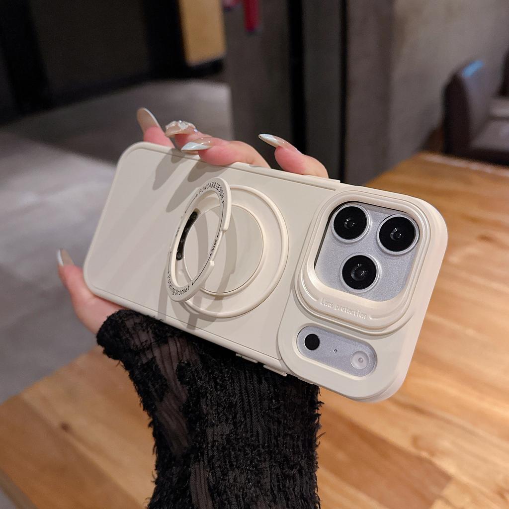 [360 rotating bracket case] Apple 17PRO magnetic mobile phone case popular iPhone17/18PRO case