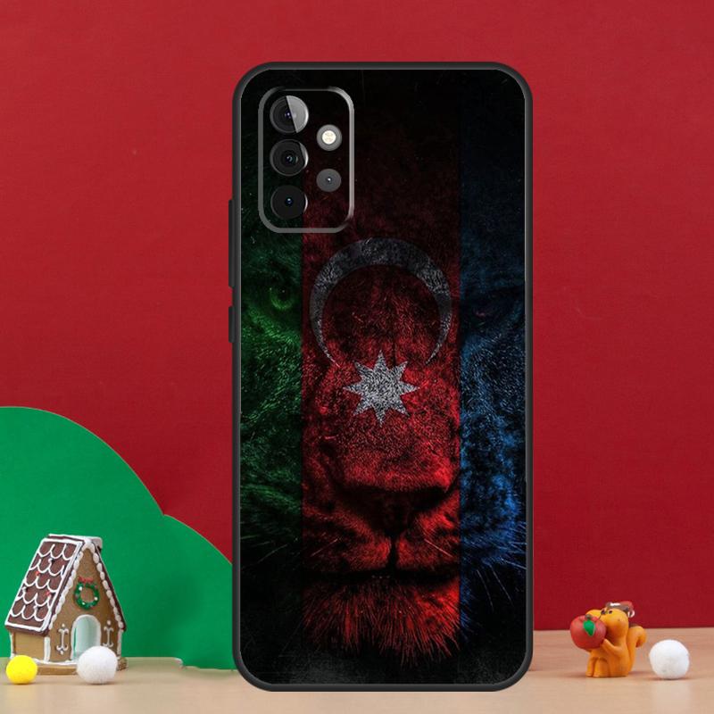 Azerbaijan Buta Flag Case For Samsung Galaxy A36 A56 A06 A13 A53 A32 A12 A22 A52 A35 A17 A16 A55 A15 A54 A34 A14