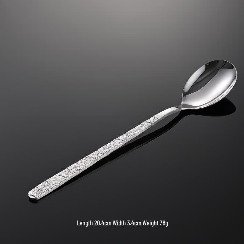 Qianxing Ruyi Stone Embossed 410 Stainless Steel Cutlery Set