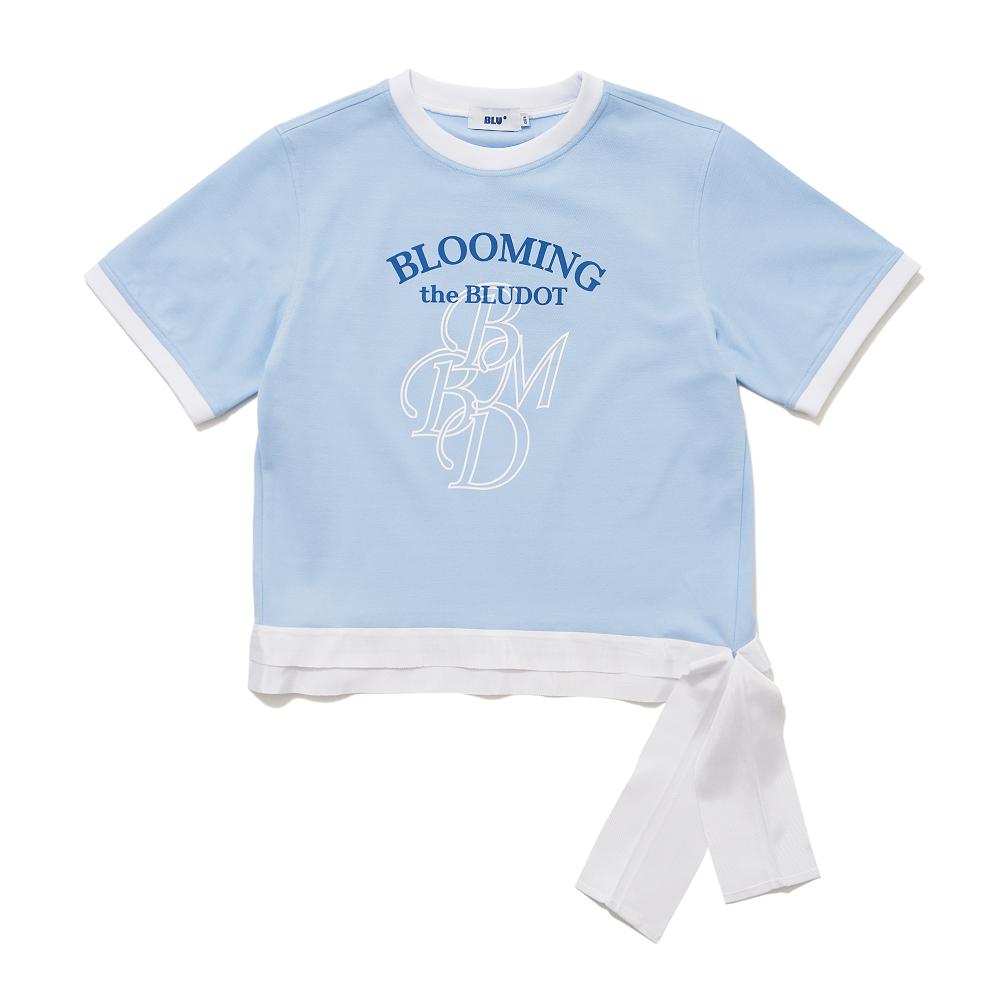 BLUDOT Tape Point Round Neck T-Shirt_Sb