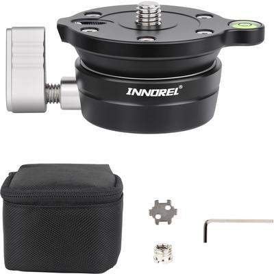 INNOREL LB50 Nivellierer Kamera-Nivellierer Justierung Niedriger Schwerpunkt aus Aluminiumlegierung Männlich Dick Maximale Tragfähigkeit Libelle für und Huffball-Tasche enthalten