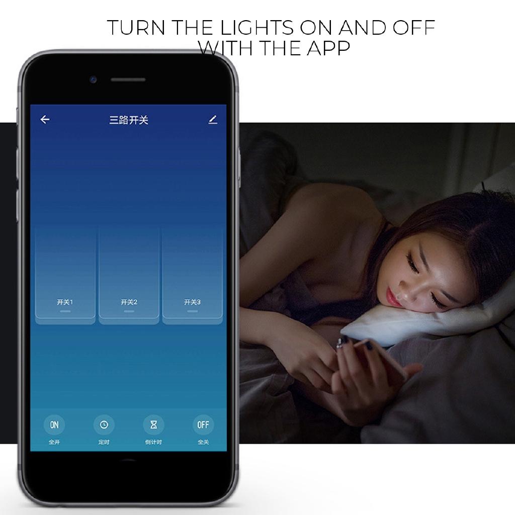 1000W 90-250V Wifi Touch Schalter 1/2/3 Gang Switch Smart Light Switch Panel Wall Interruptor App-Steuerung Schalter