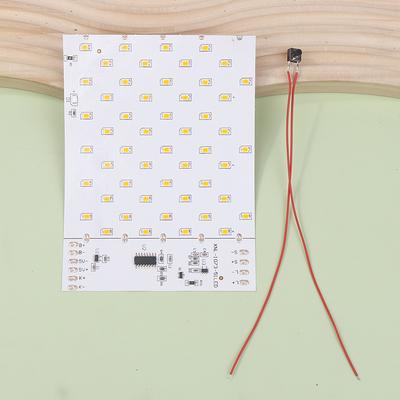 3.7V Solar Flame Led Lamp Pcba Simulated Solar Torch Lamp Torch Lamp Controller Circuit Board 51Pcs Led