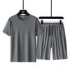 Men's Quick-Dry Breathable Loose Plus Size Summer Shorts & T-Shirt Fitness Casual Set