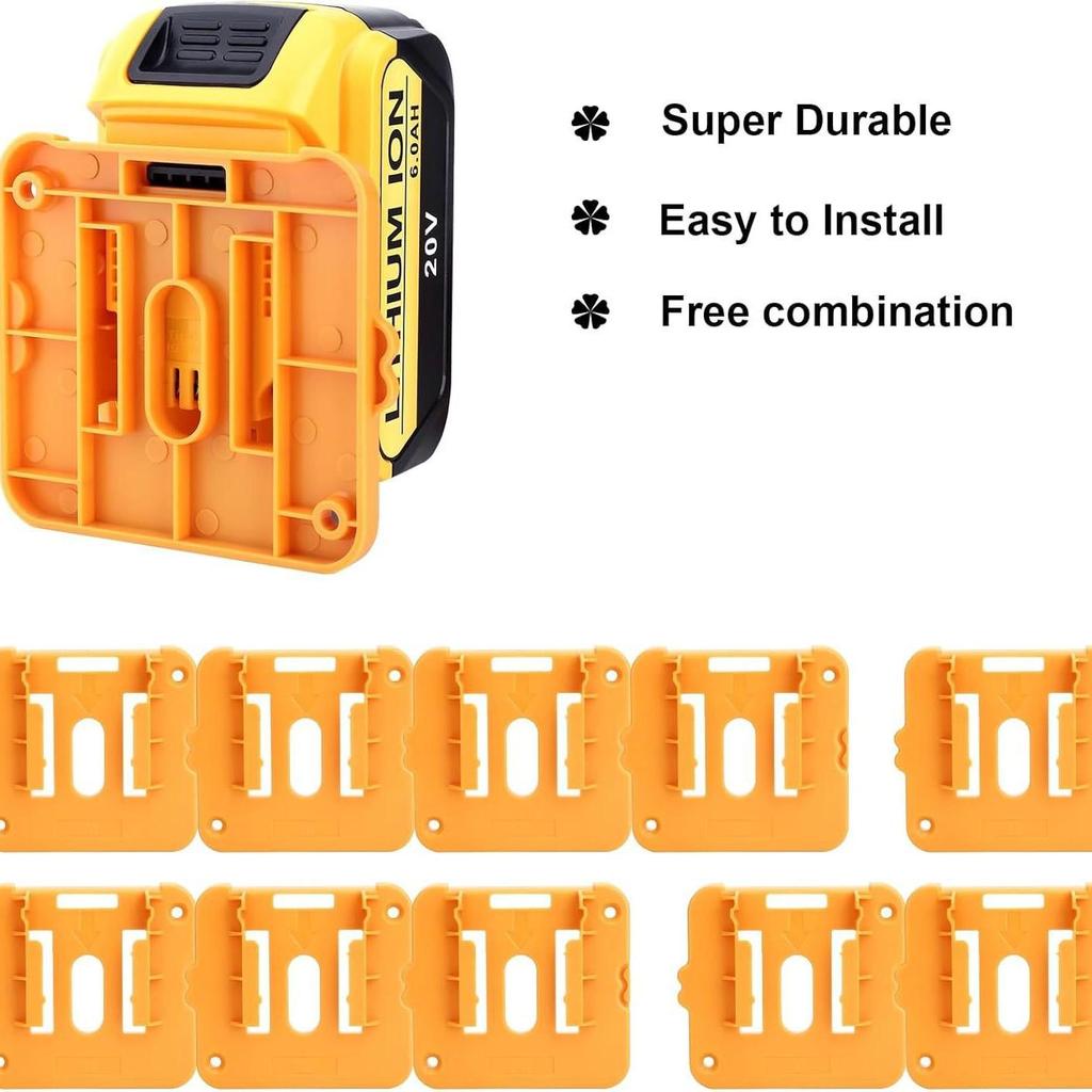 DeWalt 20V/60V Battery Holder for DCB200 with Hook