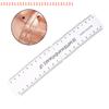 Universal Reusable Semi-Permanent Makeup Guide Ruler Measure Tool Eyebrow Stencil Template for Grooming Brow Shaping Styling