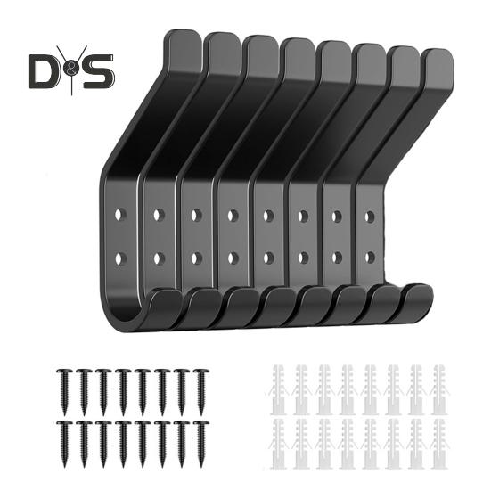 Wieszak ścienny na kapelusze Wytrzymały, odporny na rdzę Prosty montaż Łukowaty kształt Uniwersalne zastosowanie Wieszak na ubrania