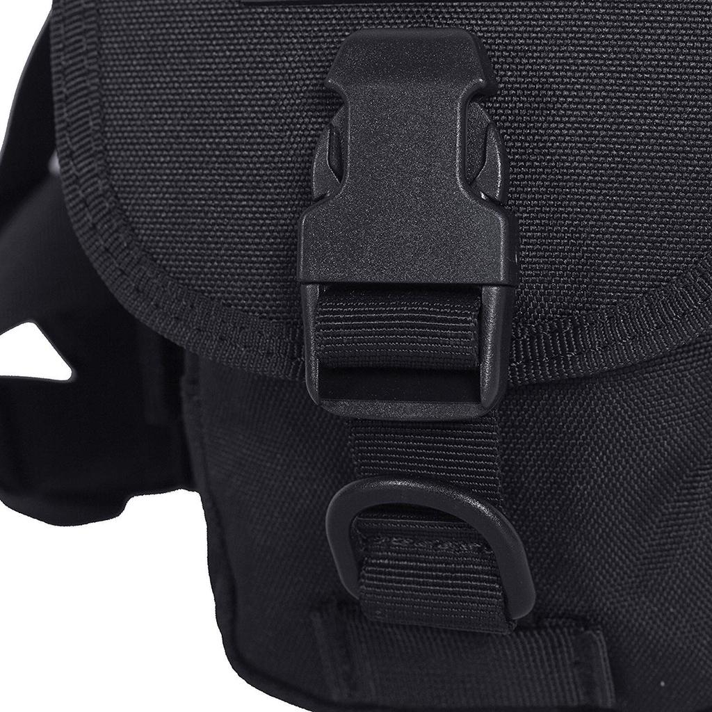 Seibertron Benväska, Taktisk, Militär, Sport, Utomhus, Vattentät, Arbetsficka, Svart