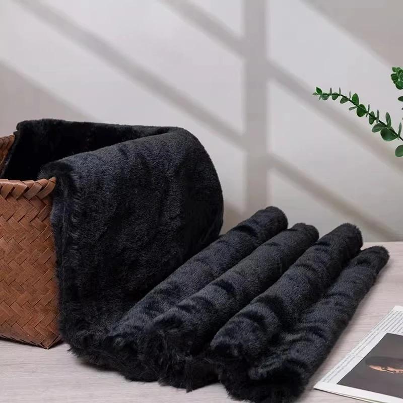 Thickened Plush Fabric 12mm Encrypted Imitation Rex Rabbit Fur Fabric Short Plush Counter Background Fabric, Clothing Fabric