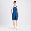 Navigare Women's Casual Denim Overalls Shorts