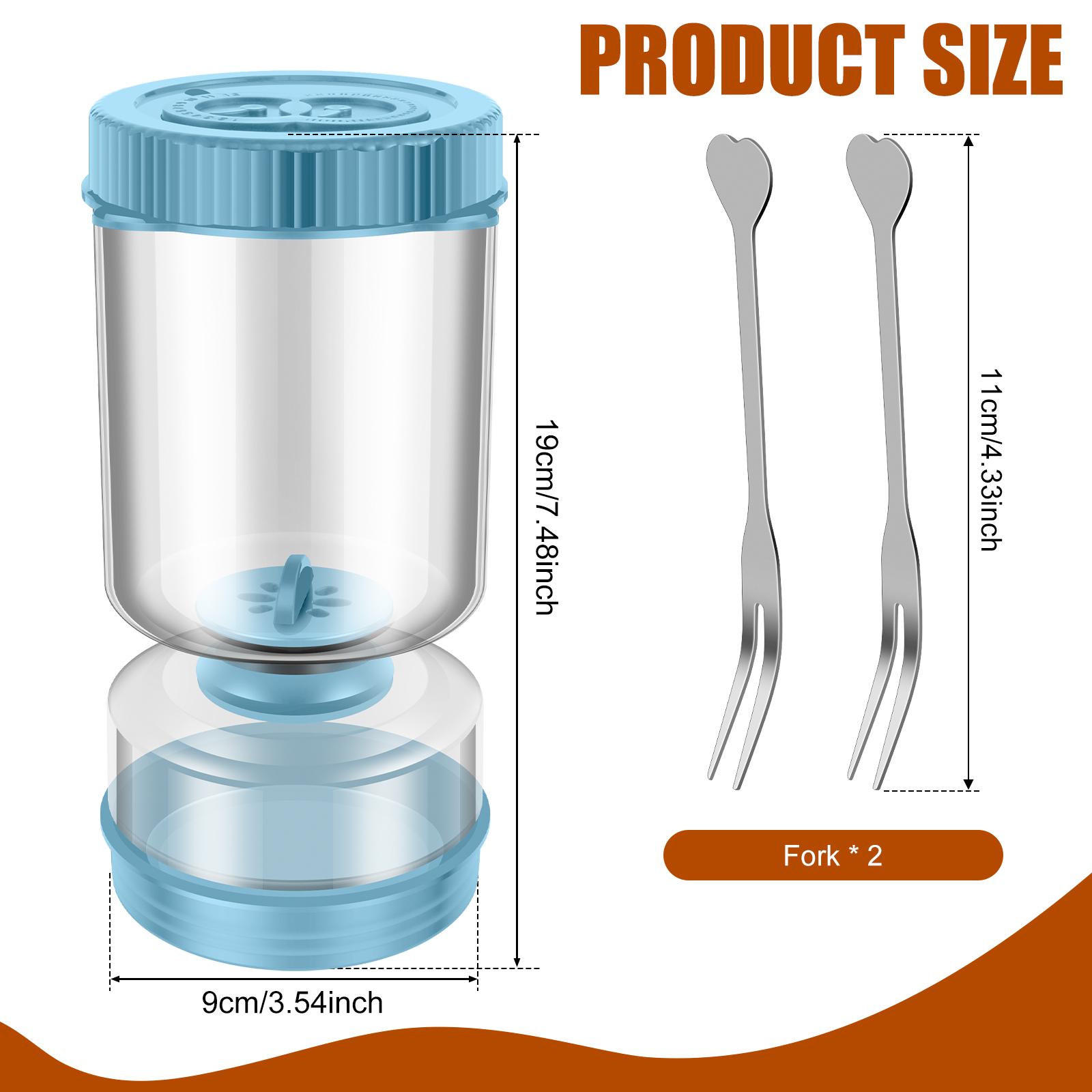 

Glass Pickle Jar Dry Wet Separation Pickle and Olive Jar Upside Down Kimchi Cucumber Container Hourglass Jar for Airtight Storag