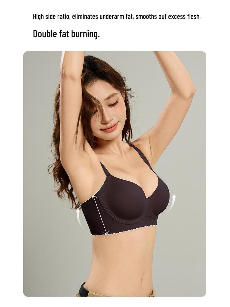 Push-Up Seamless Bra: Enhanced Lift & Support, Anti-Spillage, Anti-Sag, Side Support for Fuller, Rounder Look.