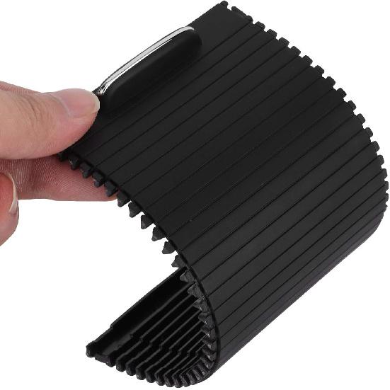 Center Console Roller Blind Cover Replacement for C Class W204 S204 E Class Convertible A207, Interior Sliding Console Cover Rubber, OEM