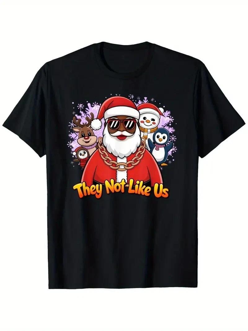 They Not Like Us Christmas Graphic T-Shirt S-5XL Q4758 S