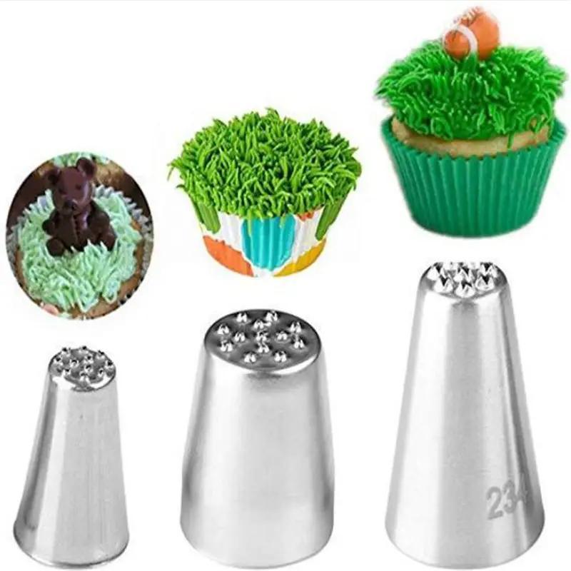 Russian Pastry Nozzles Set Stainless Steel Ball Pastry Nozzles Icing Piping Nozzle Tips Confectionery Cake Decoration Tools