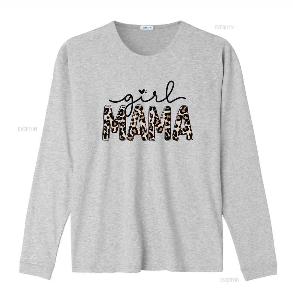 Girl Mama T Shirt Mom Leopard New Mothers Day To Be Happy vintage Washed graphic Breathable streetwear designer clothes homme