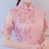 Upgraded 2021 Lace Qipao: Young Style Summer Dress for Women