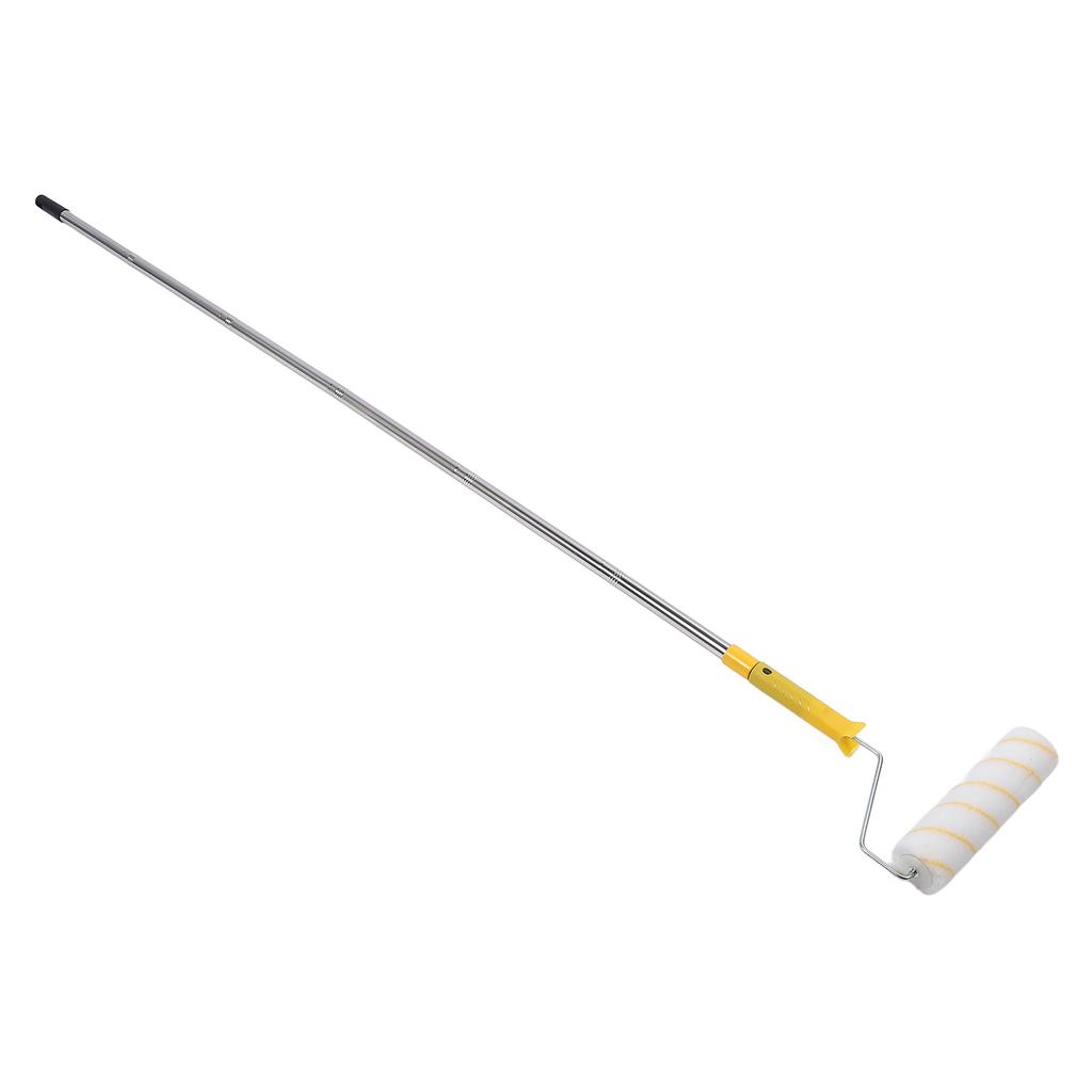 Paint Roller Kit with Covers Stainless Steel Rods Brush Tray Professional Wall Painting Tool Kit for Ceiling Furniture