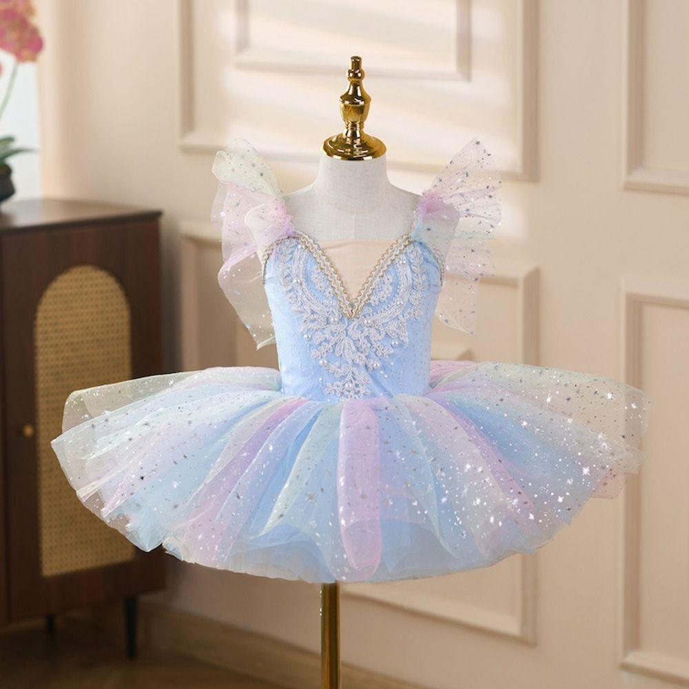 Puffy Kids Ballet Dress Modern Princess Dress Fashion Performance Clothes Children
