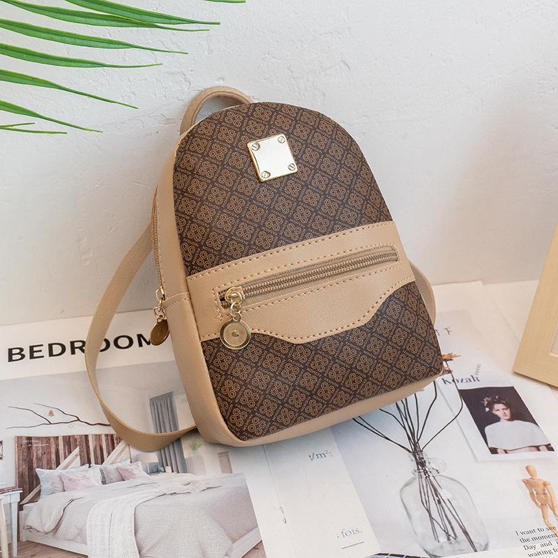 Women's Fashion Printed Backpack - Trendy Niche Design, Small Backpack for Ladies