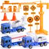 Pull Back Toy Mini Simulation Engineering Vehicle Set Excavator