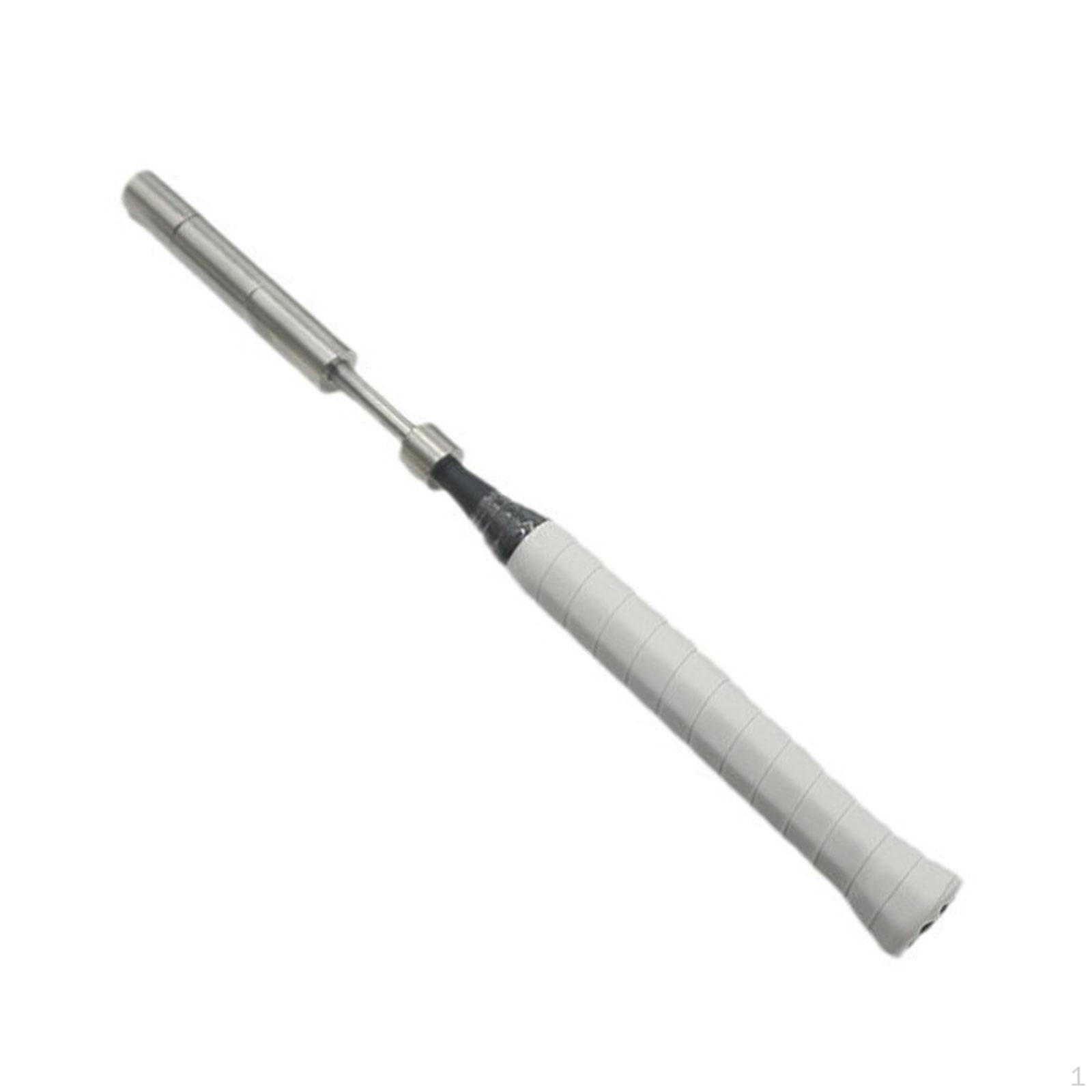 

Пост помощи для бадминтона для начинающих, профессиональный портативный инструмент для тренировки силы запястья и хвата. White Grip Tape