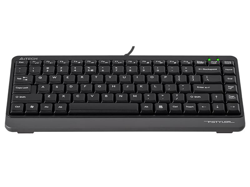 Klawiatura przewodowa mini A4Tech FSTYLER FK11 Grey
