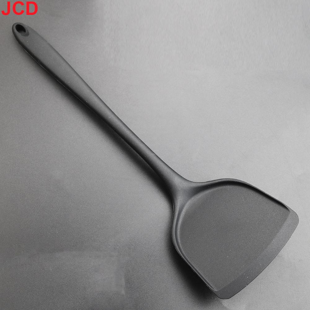 

JCD 1pcs Food Grade Silicone Jade Roasted Pancakes Fried Eggs non Stick Pan High Temperature Resistant Frying Spatula чёрный