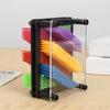 1pc-Creative Hand Model 3D Multi-variable Needle Painting Rainbow, Plastic Square Hand Print Hand Model Office Decoration
