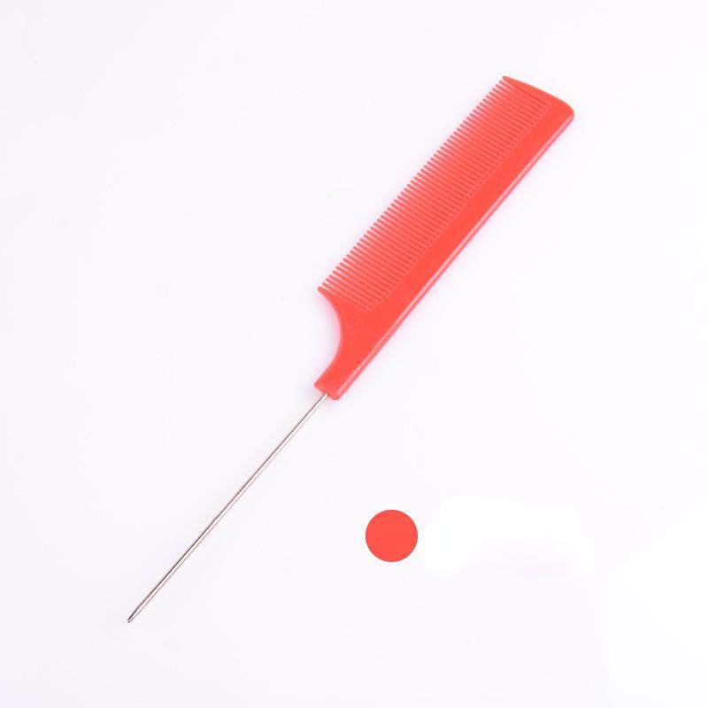 Precision Mouse Tail Comb - Fine Toothed Smooth Hair Comb with Stainless Steel Needles and Metal Comb - Durable and Fashionable