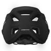 Mountain Bike Helmet Half Helmet for Cycling Road Trail with Visor Compatible MX Goggles Cool Fiber Padding Black M(54