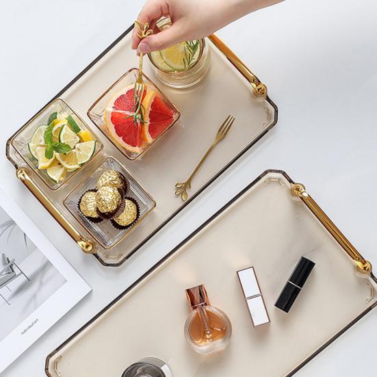 All-match Serving Tray Exquisite Plastic Versatile Snacks Fruit Tray Kitchen Supplies