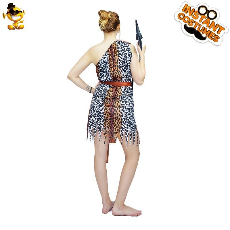 Primitiv-wilde Kostüm für große Mädchen, Halloween-Maskerade, Bühnenkostüm, Partykostüm, Cosplay-Kostüm