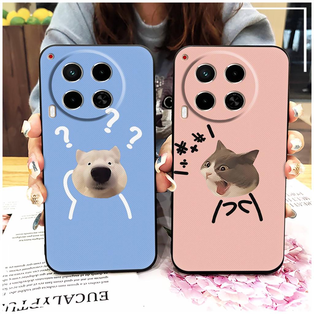 Phone Pouch Couple Phone Case For Tecno Camon30/4G/5G/CL6/CL7 Waterproof Durable Silicone Protective Anti-dust Full Wrap