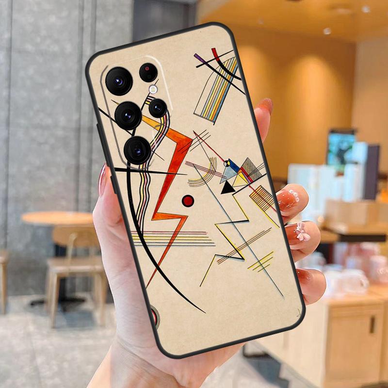 Wassily Kandinsky Abstract Phone Case For Samsung Galaxy S25 S23 S22 S21 S20 S24 Ultra S9 S10 Plus S25 FE Back Cover