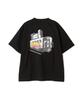 Avirex TRAIN GRAFFITI T-SHIRT, Men's, Size L, 010, Black, 783-4134037