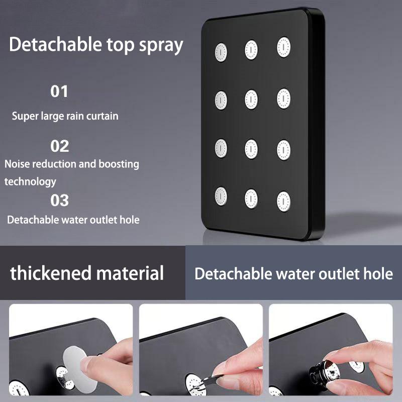 Shower Top Spray Large Water High-pressure Nozzle Pressurized Bath Bathroom Shower Head Small Waist Shower Set Universal Type