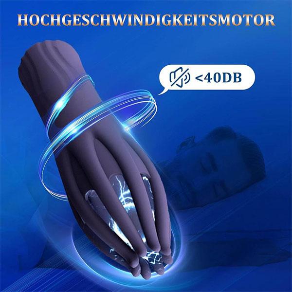Mužský Glans Stimulate Massager 10 režimů Trenér zpoždění penisu Vibrátor Masturbátor Automatická orální Climax Sexuální hračka pro muže