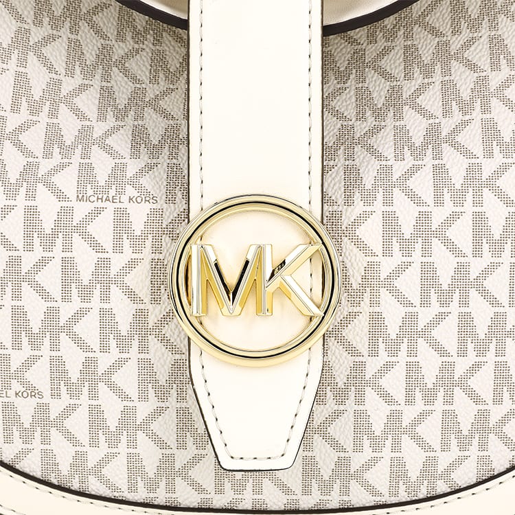MICHAEL KORS Gabby Canvas Crossbody Bags Small Women's Cream White 35H3G5GC1B-LT CRM MULTI