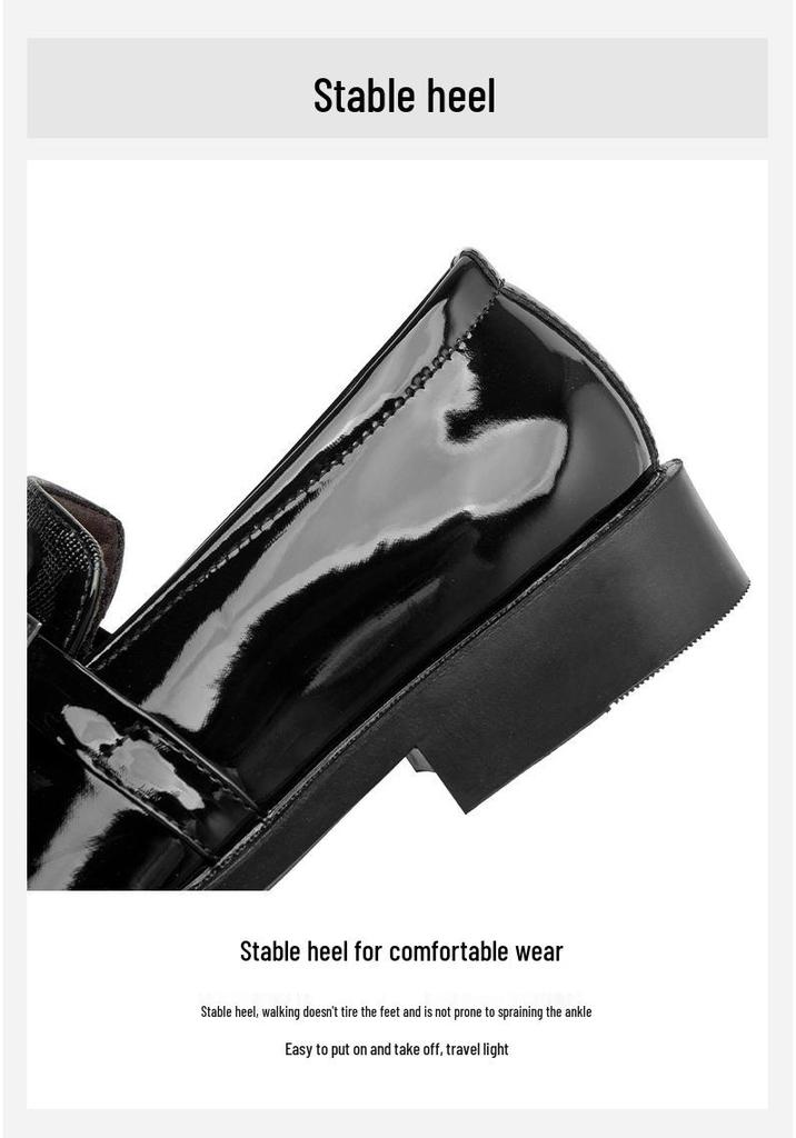Men's British Style Leather Loafers - 2025 Spring/Autumn, Slip-On, Size 38-47