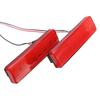 Authentic 2X Red Car Rear Bumper Reflector Signal LED Tail Stop Brake Light For Vauxhall Opel Vivaro Movano