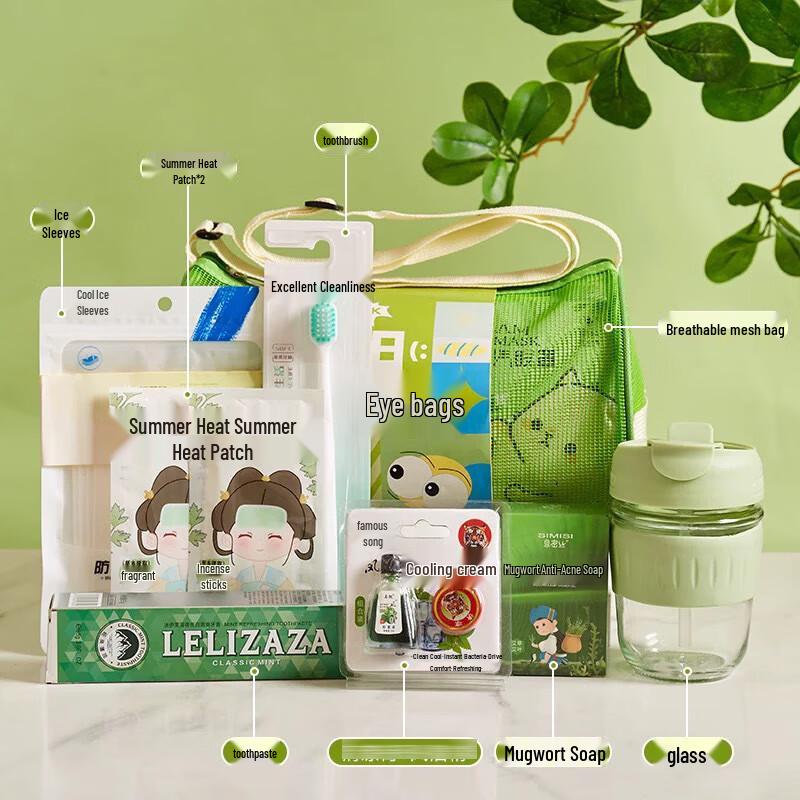 Summer Refreshment & Hygiene Travel Kit