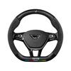 Custom Carbon Fiber & Suede Steering Wheel Covers for 2019-2022 Jetta VS5/VA3/VS7