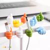 Thumb Design Cable Hook, Adhesive Cord Holder for Desk Wall, No Trace No Drill Charger Organizer, Home Office Wire Management