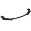 Front Bumper Lip Spoiler Splitter Kit Aerodynamic Part for Auto Car Modification(Glossy Black White )