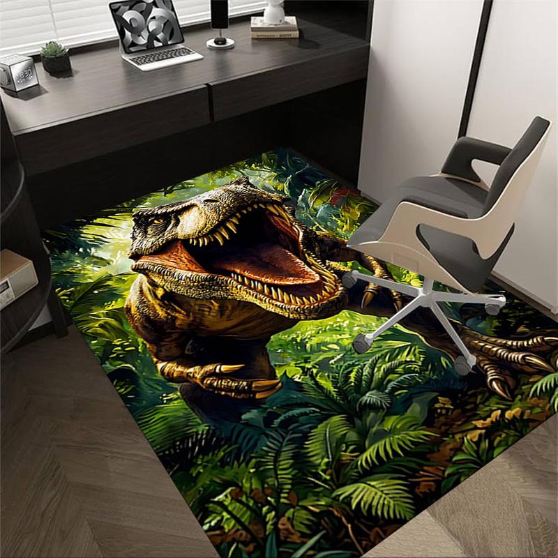 

1PC Tyrannosaurus rex, prehistoric Extra Large Non-Slip Floor carpet, Office, family, bedroom, Studio - Large Area RugJ0413 60cm by 90cm