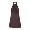 Europäischer und amerikanischer Stil, neue Damenbekleidung, ausländischer Stil, klassisches kurzes Kleid mit Satintextur 9106331